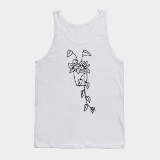 Hangplant Philodendron Scandens Lines Tank Top